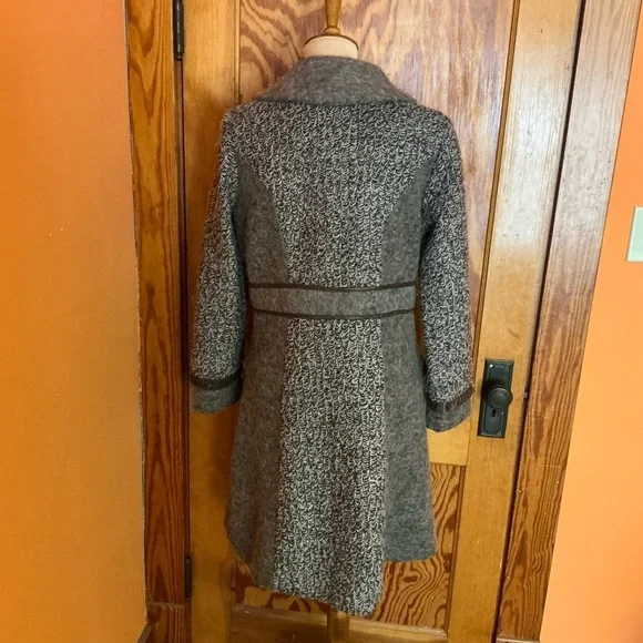 Vintage Y2K shabby chic boho sweater coat - Picture 8 of 11